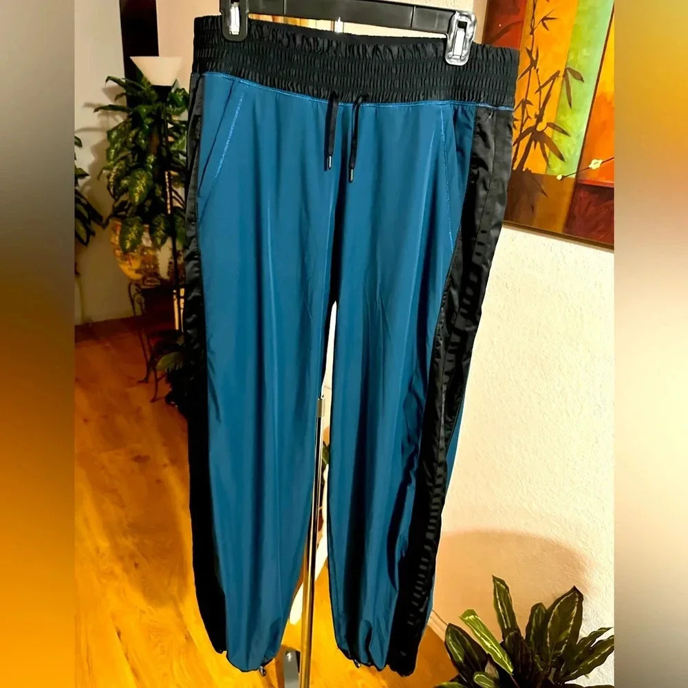lululemon athletica Blue and Black Track Pants